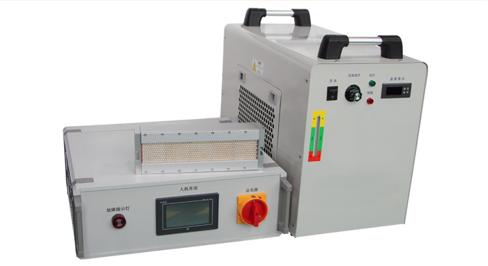 UV LED固化光源設(shè)備的三大配置照射頭、水冷機(jī)、電源驅(qū)動(dòng)